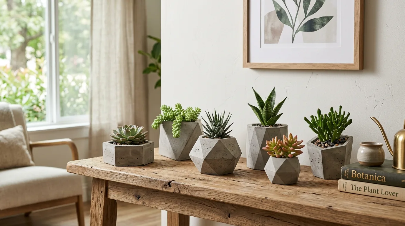 Black Metal Stand Planter